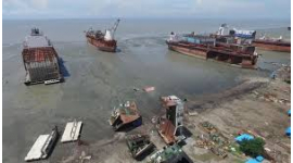 Beached Vessel's Indian Demolition Yards