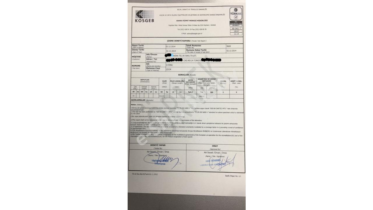 D Ring - Container D Ring - Lashing Mapası