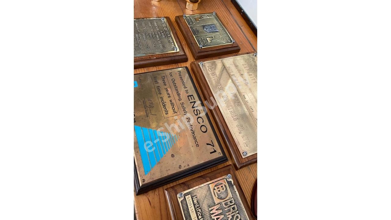 6 Adet Plaket lot