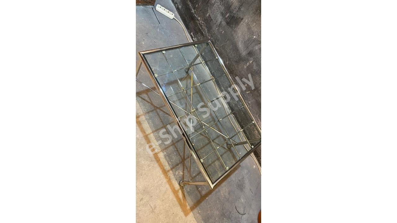 Krom Örme Art Deco Sehpa