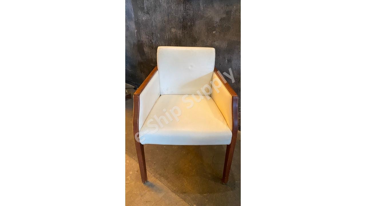 Yolcu Gemisinden Çıkma Kırık beyaz orjinal deri berjer