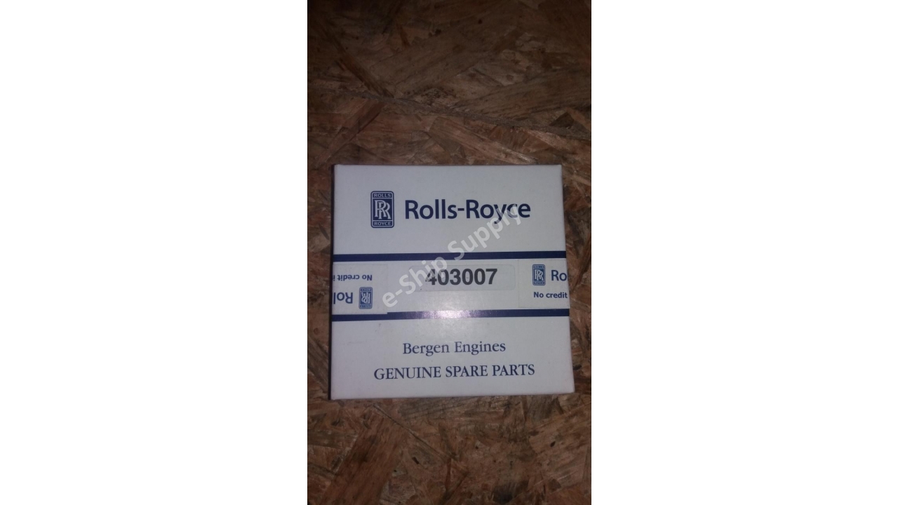 Rolls Royce Gasket Kit Fuel Injector Valve 403007