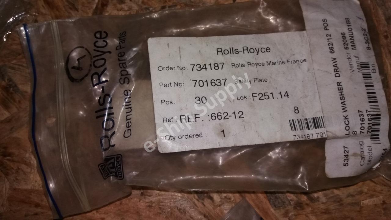 Washer Draw 662/60, 020628