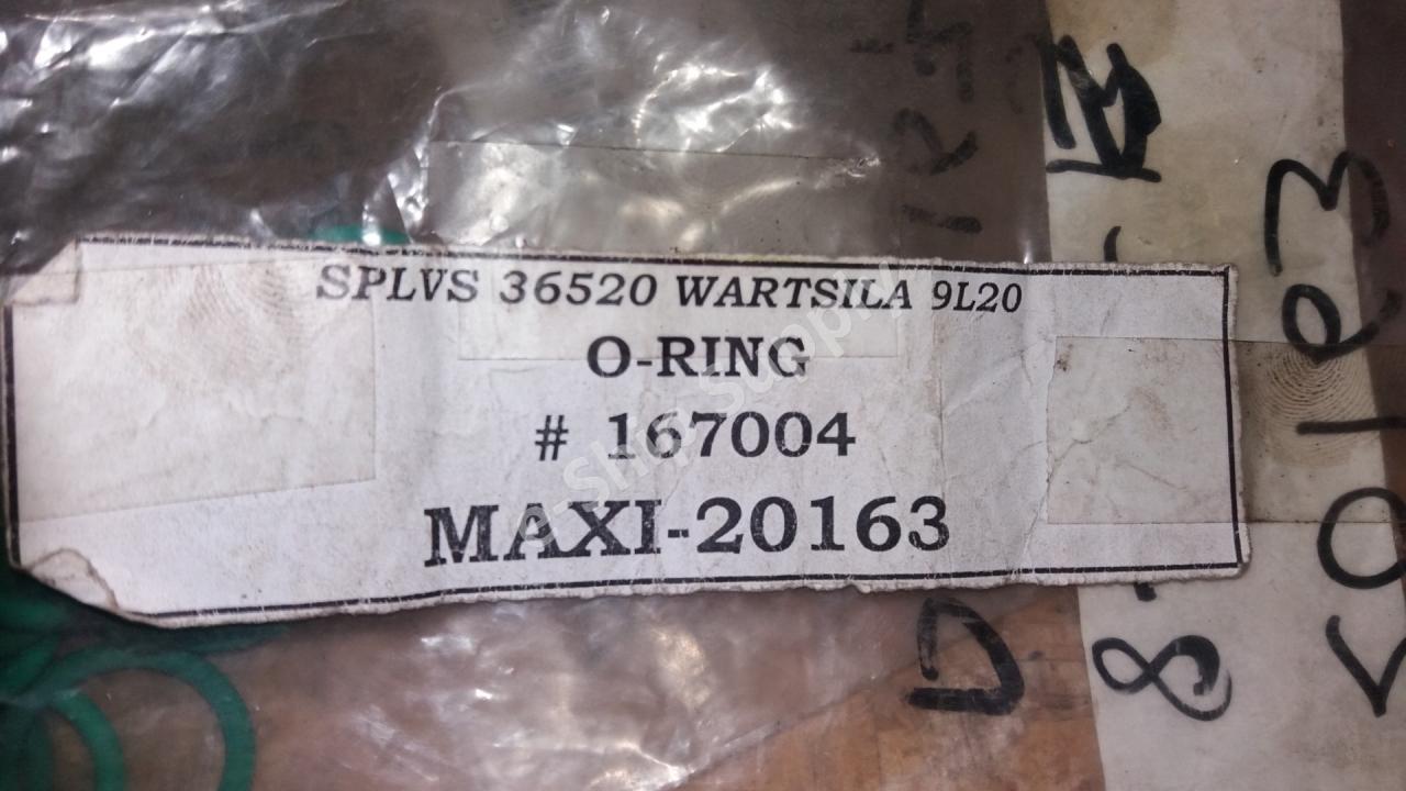 Wartsilla O-Ring 167004 SPLVS 36520 9L20 Maxi 20163