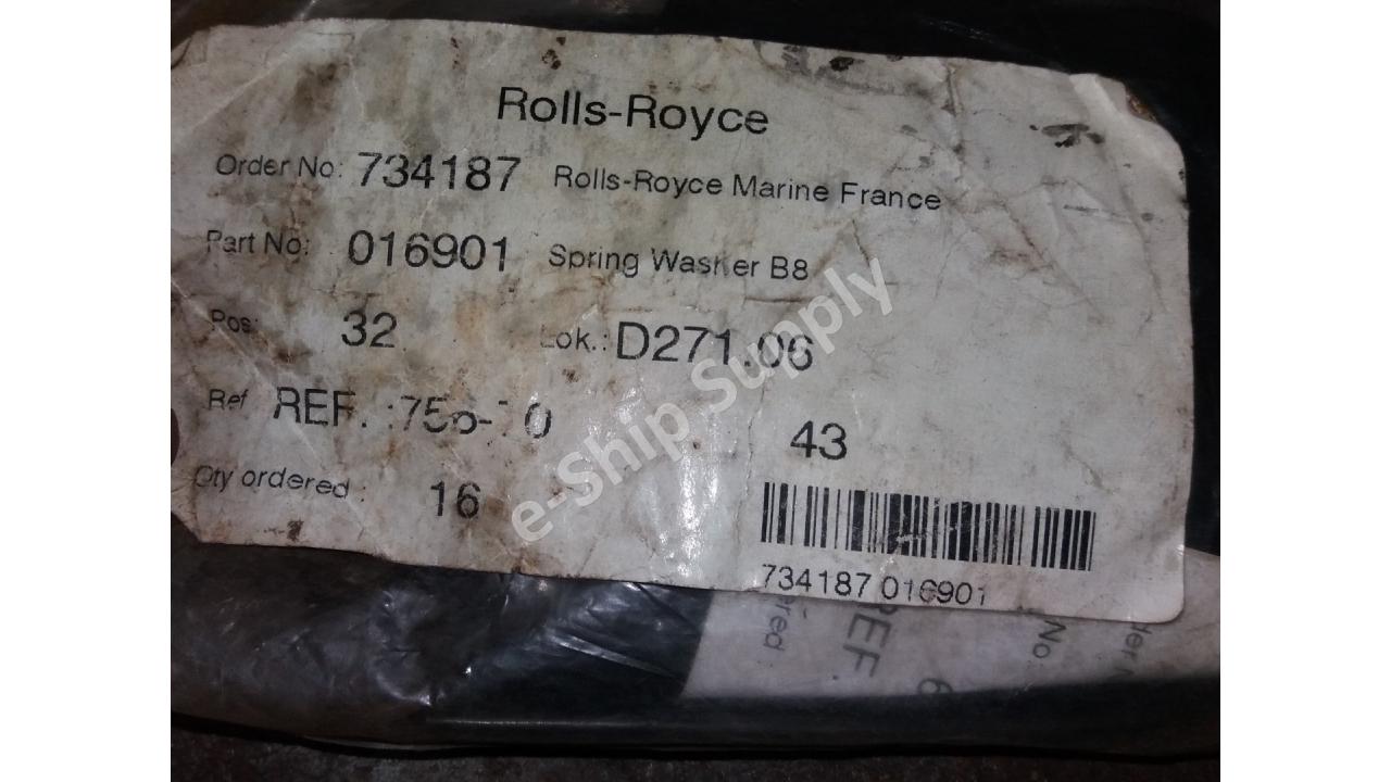 Rolls Royce Spring Washer 016901