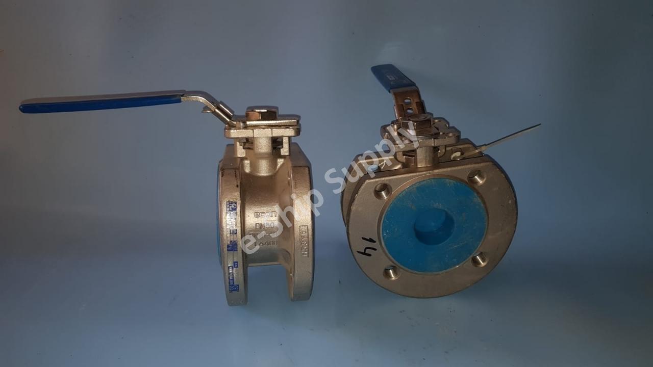 Econ Paslanmaz Küresel Valf DN50 PN10-40 (-29’C / 200’C) (Fig-7383) 