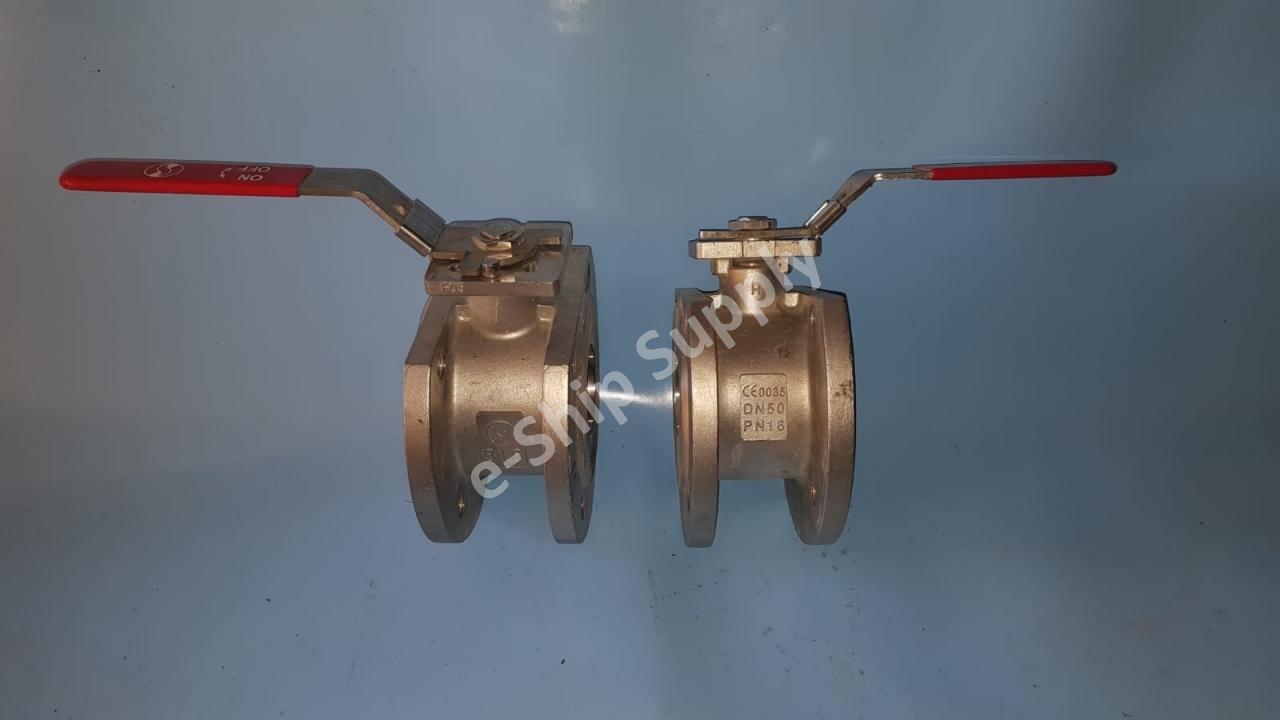 Haitama Paslanmaz Küresel Valf DN50 PN16 (316)