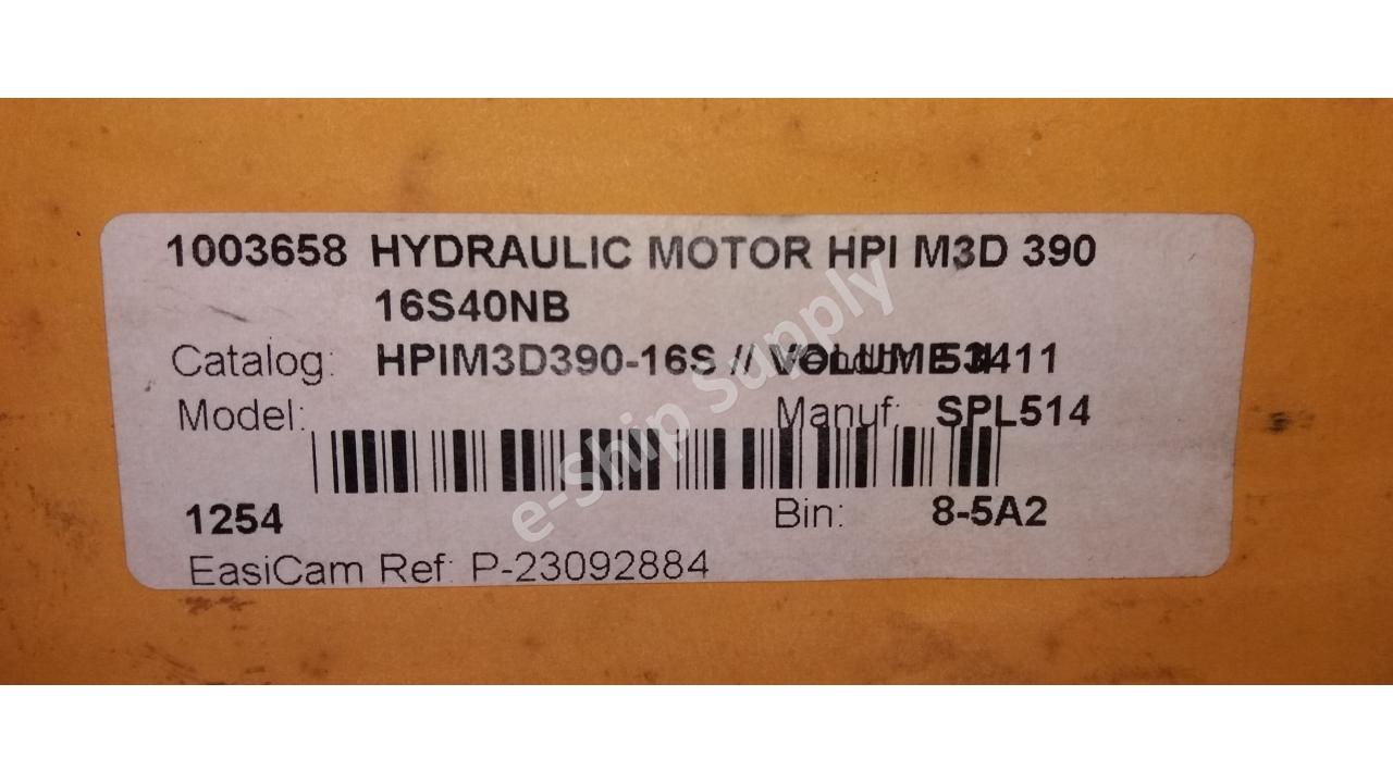 Hydraulic Motor HDI M3D 39016S40NB