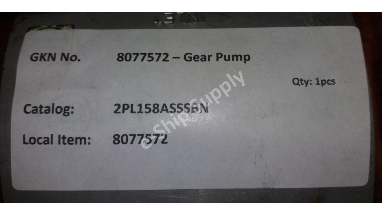Bucher Gear 2PL158ASSSBN Hydraulics Pump