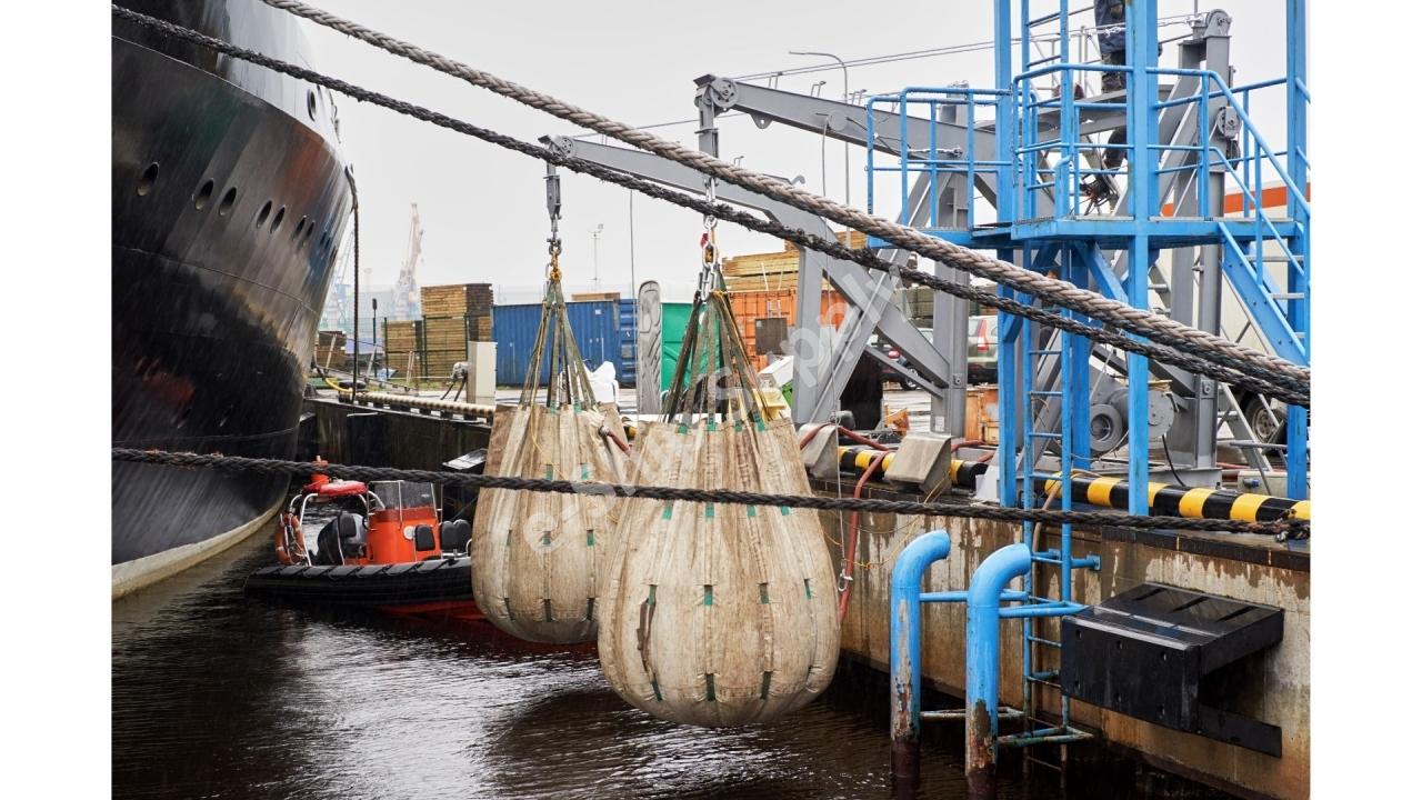 Su Balonu Ağırlık Testi Class Onaylı Weight Baloon Test Vinç Crane Filika