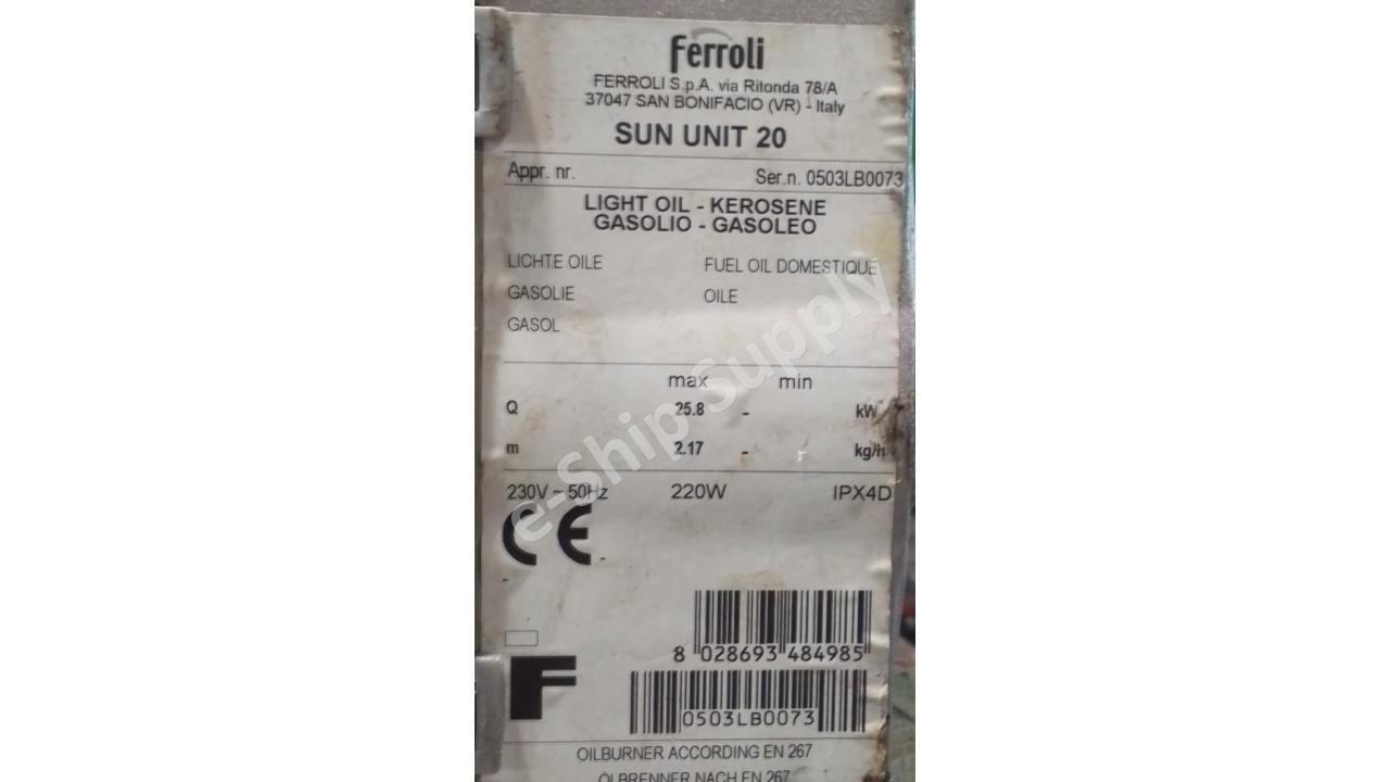 Ferroli Sun Unit 20 Burner Brülör