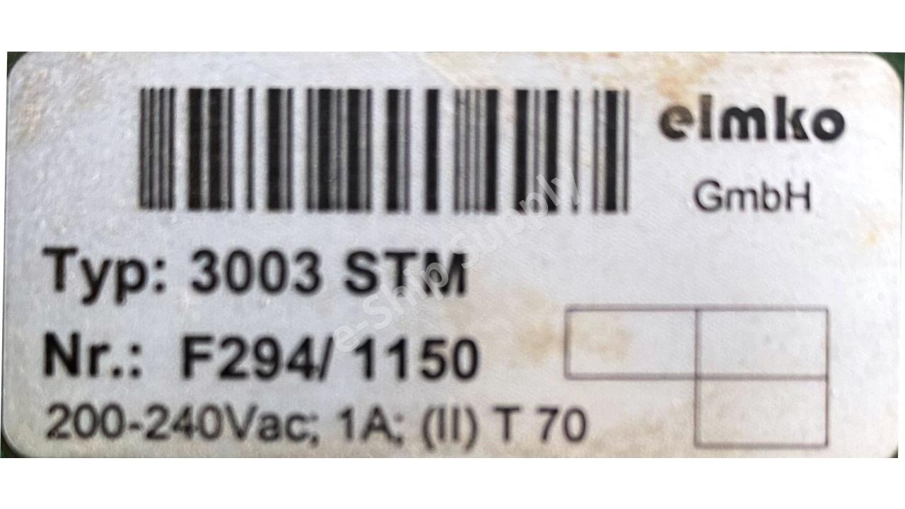 Elmko 3003 STM Control Board F294-1150